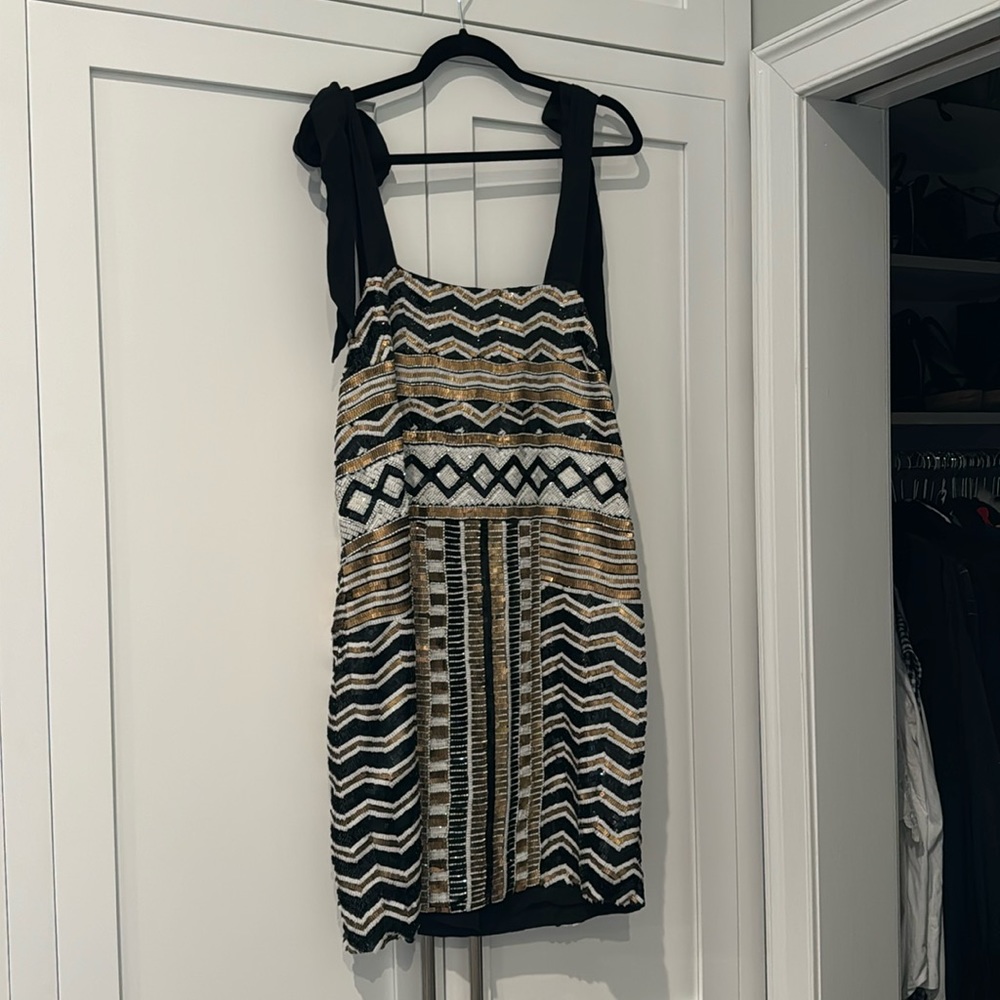 Veronica Beard sequin mini dress